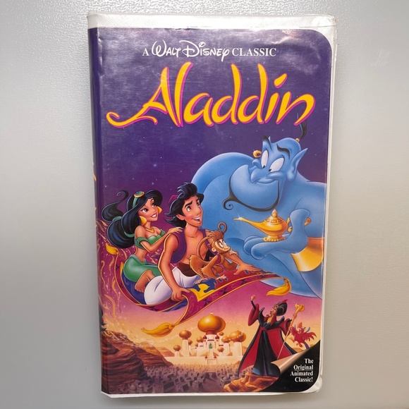 RARE Walt Disney Aladdin VHS Black Diamond The Classics 1662 home video - Picture 1 of 10